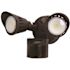 20-Watt Bronze Motion Activated Outdoor Integrated LED Area Light with Dusk to Dawn 3000K Soft White