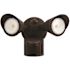 20-Watt Bronze Motion Activated Outdoor Integrated LED Area Light with Dusk to Dawn 3000K Soft White