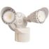 HALCO LIGHTING TECHNOLOGIES 20-Watt White Motion Activated Outdoor Integrated LED Area Light with Dusk to Dawn 5000K Daylight