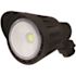 10-Watt Bronze Outdoor Integrated LED Flood Mini Bullet with Toolless Adjustable Head 5000K Daylight