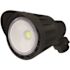 10-Watt Black Outdoor Integrated LED Flood Mini Bullet with Toolless Adjustable Head 5000K Daylight