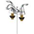 Seasons Premier 4 in. Centerset 2-Handle Bathroom Faucet with Brass Pop-Up in Chrome