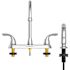 Seasons Premier 2-Handle Kitchen Faucet with Side Spray in Brushed Nickel