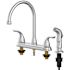 Seasons Premier 2-Handle Kitchen Faucet with Spray in Chrome