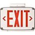 Lithonia Lighting WLTE 2.7 Watt 4.8 V Integrated LED White Exit Sign with Red Letters