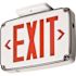 Lithonia Lighting WLTE 2.7 Watt 4.8 V Integrated LED White Exit Sign with Red Letters