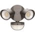 Lithonia Lighting Contractor Select HGX Dark Bronze Motion Activated Outdoor Integrated LED Flood Light