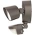 Lithonia Lighting Contractor Select HGX Dark Bronze Motion Activated Outdoor Integrated LED Flood Light