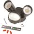 Lithonia Lighting Contractor Select HGX Dark Bronze Motion Activated Outdoor Integrated LED Flood Light