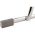 National Public Seating 22 in. Elephant Z-Stool, Black Seat and Chrome Frame