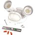 Lithonia Lighting Contractor Select HGX White Motion Activated Outdoor Integrated LED Flood Light