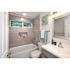 Juno Contractor Select JSBT 7.72 in. Matte White Wet Location Integrated LED Flush Mount Fixture