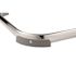 National Public Seating 22 in. Elephant Z-Stool With Backrest, Black Seat and Chrome Frame
