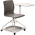 National Public Seating Chair on the Go, Black, Fiberglass-Reinforced Polypropylene Seat, Mobile Chair with Tablet Arm