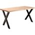 National Public Seating Collaborator Table, 30" x 72" x 30" H, Butcherblock top with Metal Frame (Seats 6 )