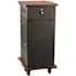 Oklahoma Sound The Wizard Presentation Cart 4-Wheeled Cherry Wood, Black Steel