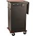 Oklahoma Sound The Wizard Presentation Cart 4-Wheeled Cherry Wood, Black Steel