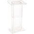 Oklahoma Sound Clear Acrylic Lectern with Shelf