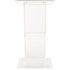 Oklahoma Sound Clear Acrylic Lectern with Shelf