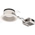 Juno 4 in. Selectable CCT Canless Integrated LED White Recessed Downlight Trim