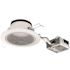 Juno 4 in. Selectable CCT Canless Integrated LED White Recessed Downlight Trim