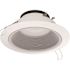 Juno 6 in. Selectable CCT Canless Integrated LED White Recessed Downlight Trim