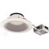 Juno 6 in. Selectable CCT Canless Integrated LED White Recessed Downlight Trim