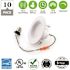 Simply Conserve 4 in. Wattage and CCT Selectable LED Recessed Downlight Retrofit (10-Pack)