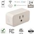 Simply Conserve 15 Amp 120-Volt Smart Wi-Fi and Bluetooth Plug (24-Pack)