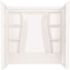 Classic 500 60 in. W x 61.25 in. H x 32 in. D 3-Piece Direct-to-Stud Alcove Bathtub/Shower Surrounds in High Gloss White