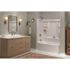 Delta Classic 500 60 in. x 32 in. Alcove Deep Soaking Bathtub with Left Drain in High Gloss White
