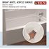 Delta Classic 500 60 in. x 32 in. Alcove Deep Soaking Bathtub with Left Drain in High Gloss White