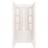 Delta Classic 500 36 in. W x 73.25 in. H x 36 in. D 3-Piece Direct-to-Stud Alcove Shower Surrounds in High Gloss White