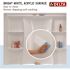 Delta Classic 500 48 in. W x 73.25 in. H x 34 in. D 3-Piece Direct-to-Stud Alcove Shower Surrounds in High Gloss White