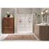 Delta Classic 500 60 in. L x 32 in. W Alcove Shower Pan Base with Right Drain in High Gloss White