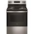 GE 30 in. 4 Burner Element Free-Standing Electric Range in Stainless Steel