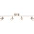 EnviroLite EnviroLite 2.5 ft. Brushed Nickel Integrated LED Hardwired Track Lighting Kit with 4 Fixed Track Heads
