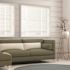Champion Pre-Cut 24 in. W x 64 in. L White Cordless Light Filtering Vinyl Mini Blind with 1 in. Slats