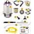 ProTeam GoFit 6 PLUS, 6 qt. with Xover Multi-Surface Telescoping Wand Tool Kit 120 Volt Commercial Backpack