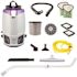 ProTeam GoFit 6 PLUS, 6 qt. with Xover Multi-Surface Telescoping Wand Tool Kit 120 Volt Commercial Backpack