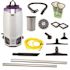 ProTeam GoFit 10,10 qt. with 15" Carpet & Hard Surface Sidewinder Tool Kit 120 Volt Commercial Backpack