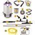 ProTeam GoFit 6,6 qt. with 15" Carpet & Hard Surface Sidewinder Tool Kit 120 Volt Commercial Backpack