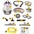 GoFit 3, 3 qt. Corded Gray Commercial Backpack Vacuum Cleaner with Straight Hose Cuffs, Restaurant Tool Kit, 13 Filters