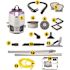 GoFit 3, 3 qt. Corded Gray Commercial Backpack Vacuum Cleaner with ProBlade Carpet Tool Kit, Micro Filter, 2 Filter Bags