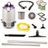 ProTeam GoFit 6,6 qt. with 15" Carpet Sidewinder Tool Kit 120 Volt Commercial Backpack