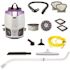 GoFit 3, 3 qt. Corded Gray Commercial Backpack Vacuum Cleaner with Floor Tool, Telescoping Wand, 6 Replaceable Filters