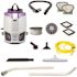 GoFit 3, 3 qt. Corded Gray Commercial Backpack Vacuum Cleaner with Xover Floor Tool 2 piece. Wand, 6 Replaceable Filters