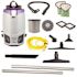 ProTeam GoFit 6 PLUS, 6 qt. with 15" Carpet & Hard Surface Sidewinder Tool Kit 120 Volt Commercial Backpack