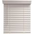 Champion Pre-Cut 30 in. W x 72 in. L White Cordless Room Darkening Faux Wood Blinds with 2 in. Slats