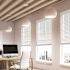 Champion Pre-Cut 30 in. W x 48 in. L White Cordless Room Darkening Faux Wood Blinds with 2 in. Slats